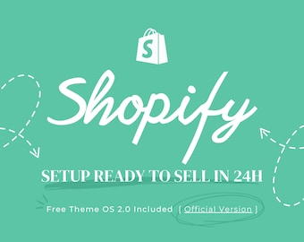 Shopify Full Site Setup Ready to Sell in 24hours
