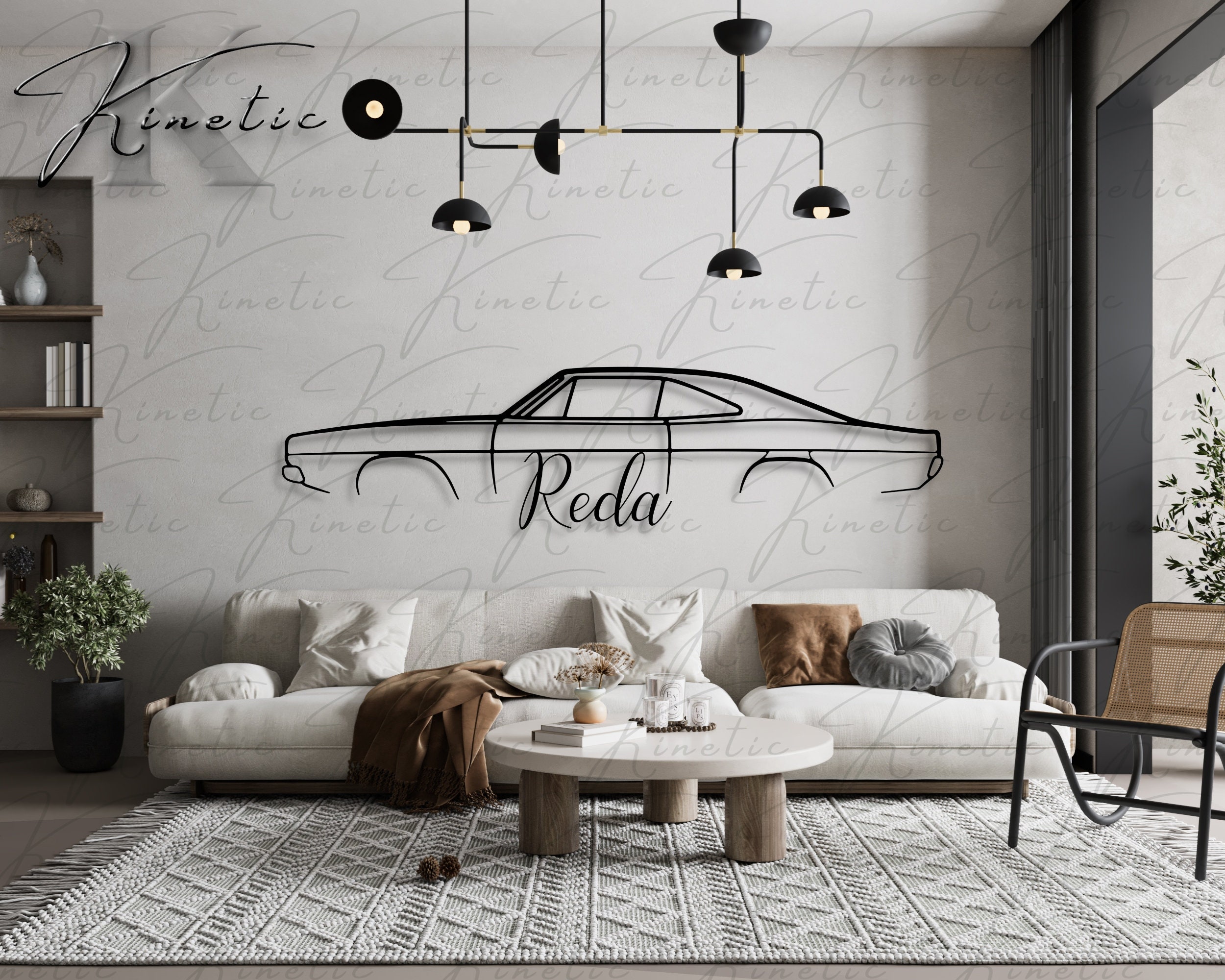 Car Metal Wall Art Metal Wall Decor Home Decoration Etsy