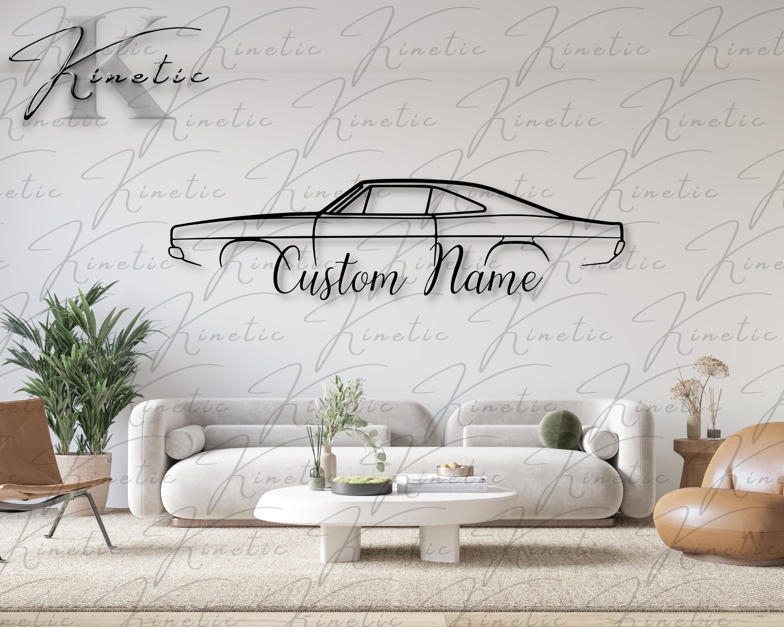 Car Metal Wall Art, Metal Wall Decor, Home Decoration, Interior ...