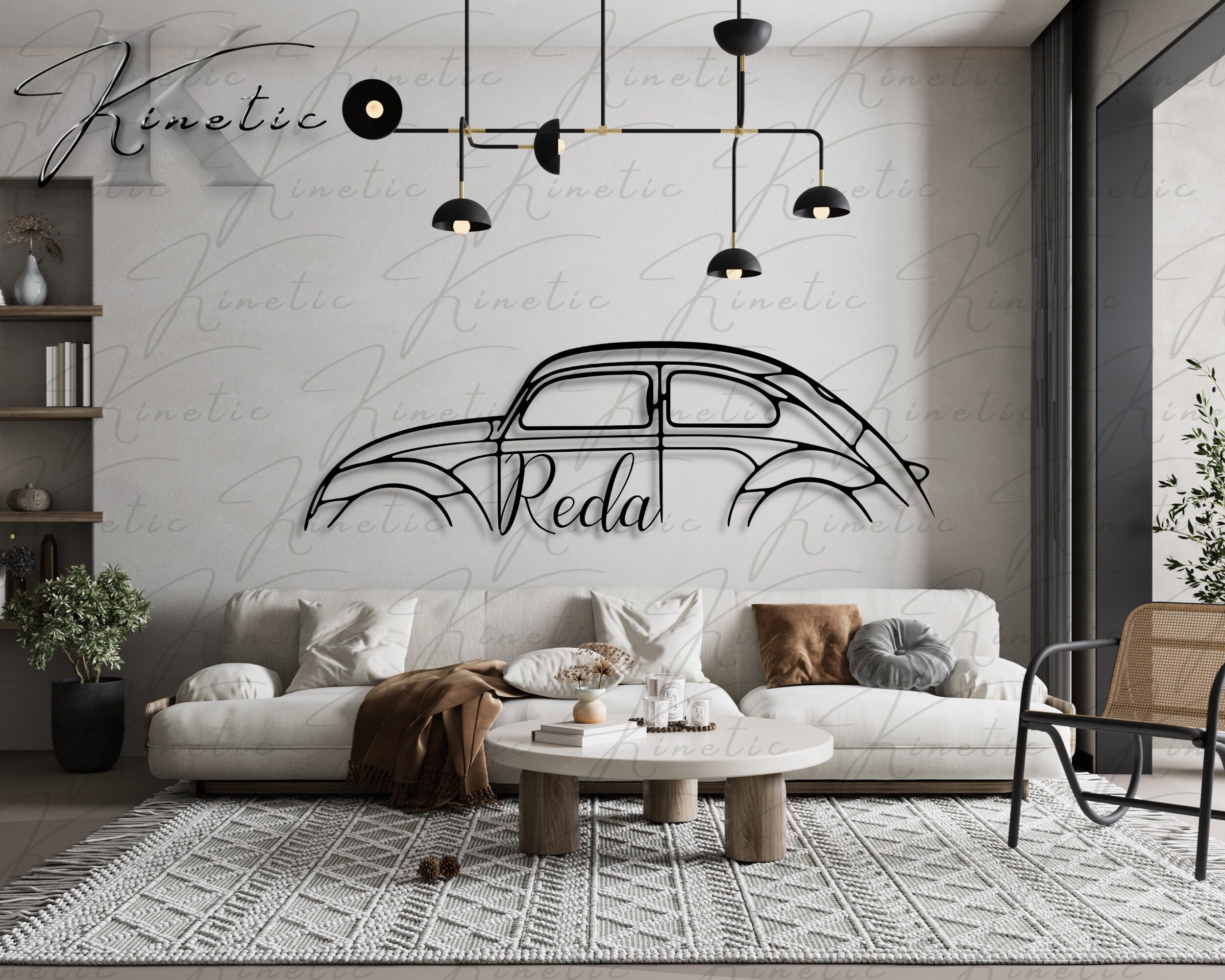 Car Metal Wall Art, Metal Wall Decor, Home Decoration, Interior