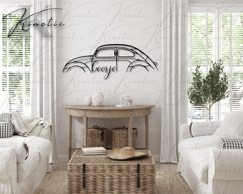 Car Metal Wall Art, Metal Wall Decor, Home Decoration, Interior