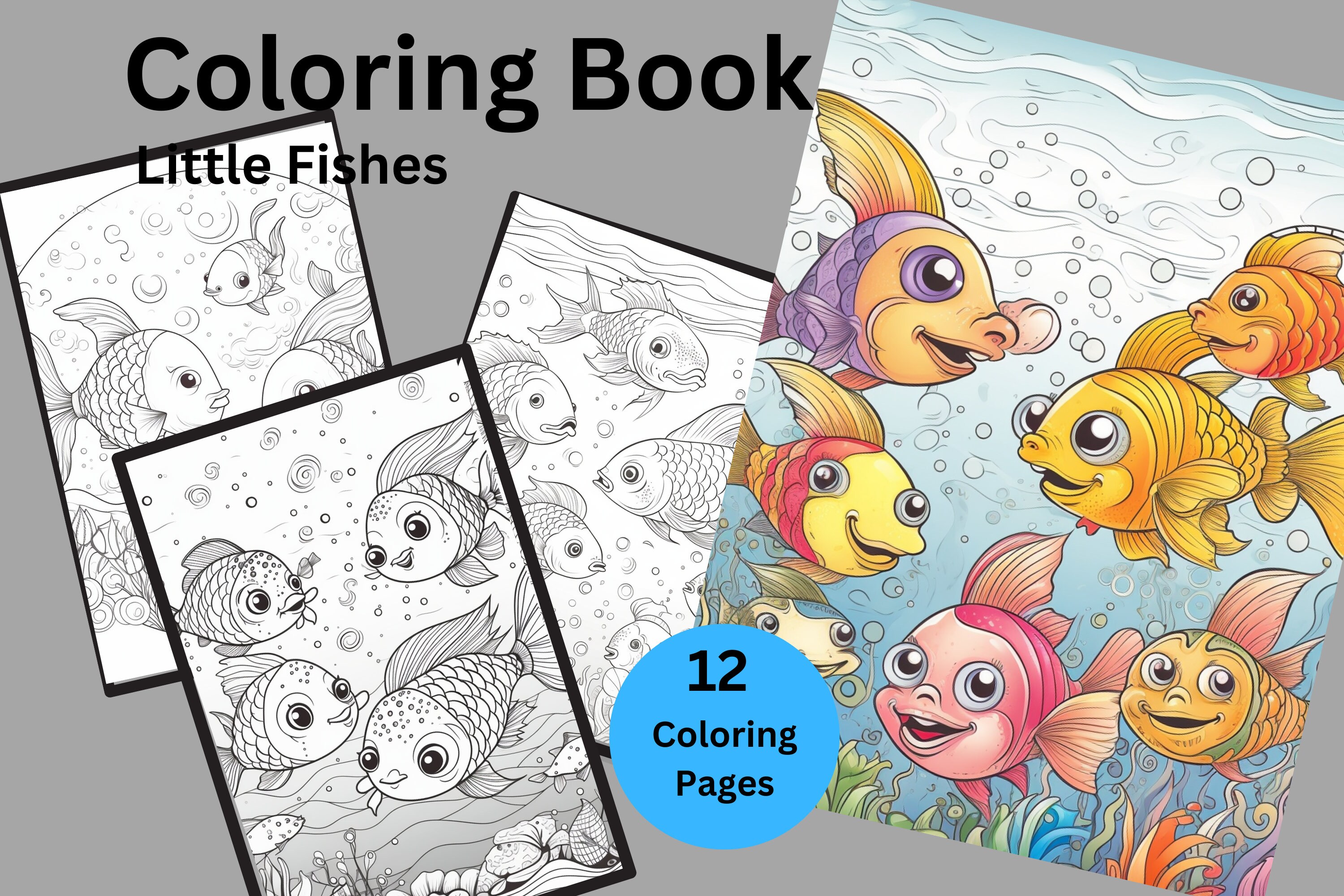 Little Fishes Coloring Pages Coloring Pages Coloring Book Printable