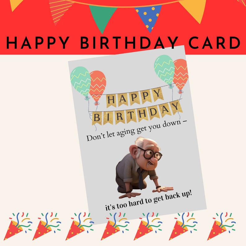 Funny Birthday Card Happy Birthday - Il 794xN.4866620953 6t8r