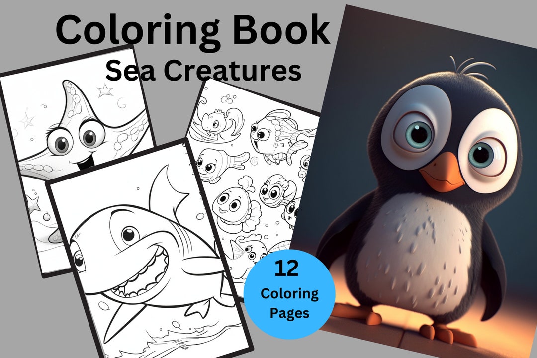 Sea Creatures Coloring Pages Coloring Pages Coloring Book Printable