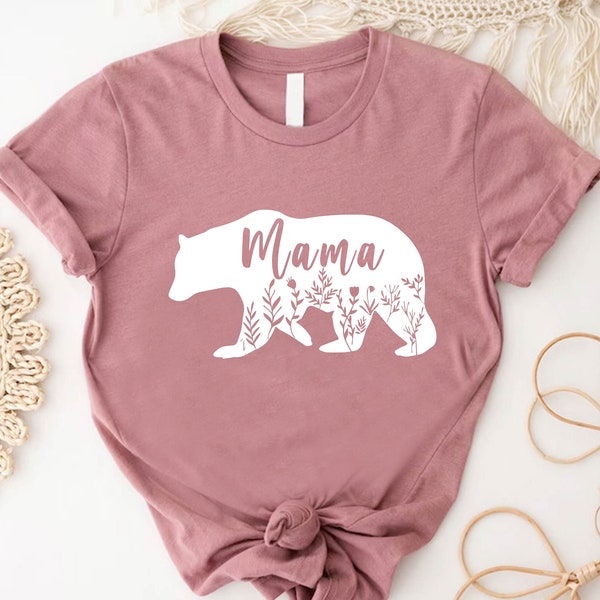 T-shirt Mama Bear Arrow Pour Maman - 100% Coton, Tailles S à 3XL, Neuf, Qualité Supérieure