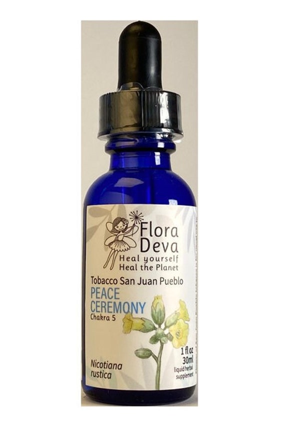 liquid tobacco ceremony Tobacco San Juan Pueblo Flower Essence— Peace Ceremony