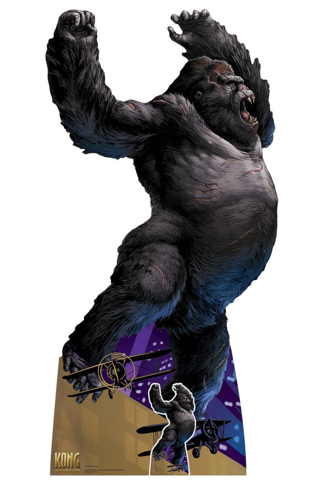Godzilla Vs Kong Jump Birthday Party Stand Cardboard Cutout Etsy