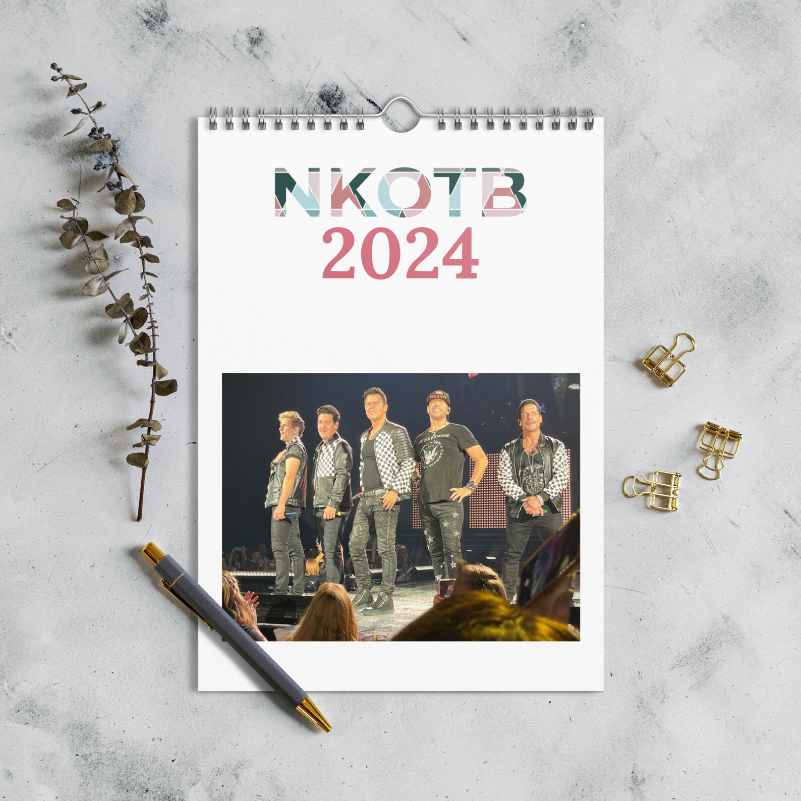 NKOTB Original Photos Wall Calendar 2024 Etsy