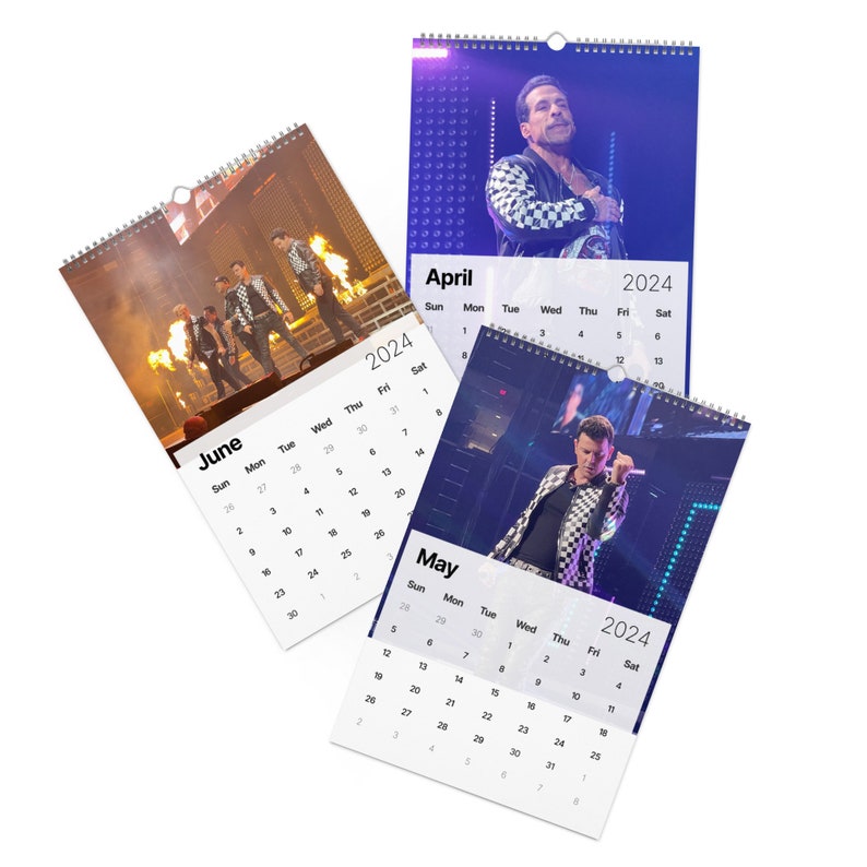 NKOTB Original Photos Wall Calendar 2024 Etsy