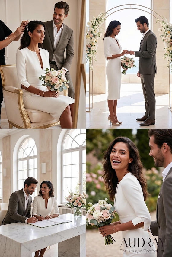 THE AUDRAY - Ivory Fitted Sheath Dress– Inspired by 1940s