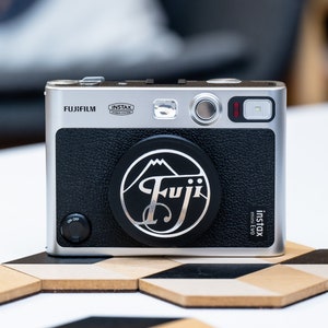 Fujifilm Instax Mini Evo Lens Cap with Vintage Fuji Logo by FotoFoundry