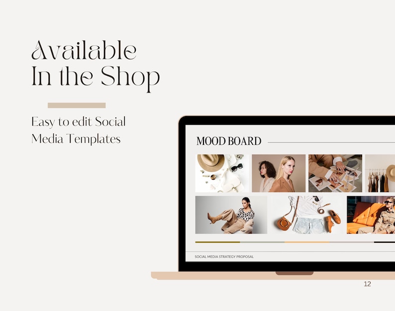 Social Media Strategy proposal Canva templates, Client Strategy for Social Media Managers, Marketing proposal, Canva editable templates