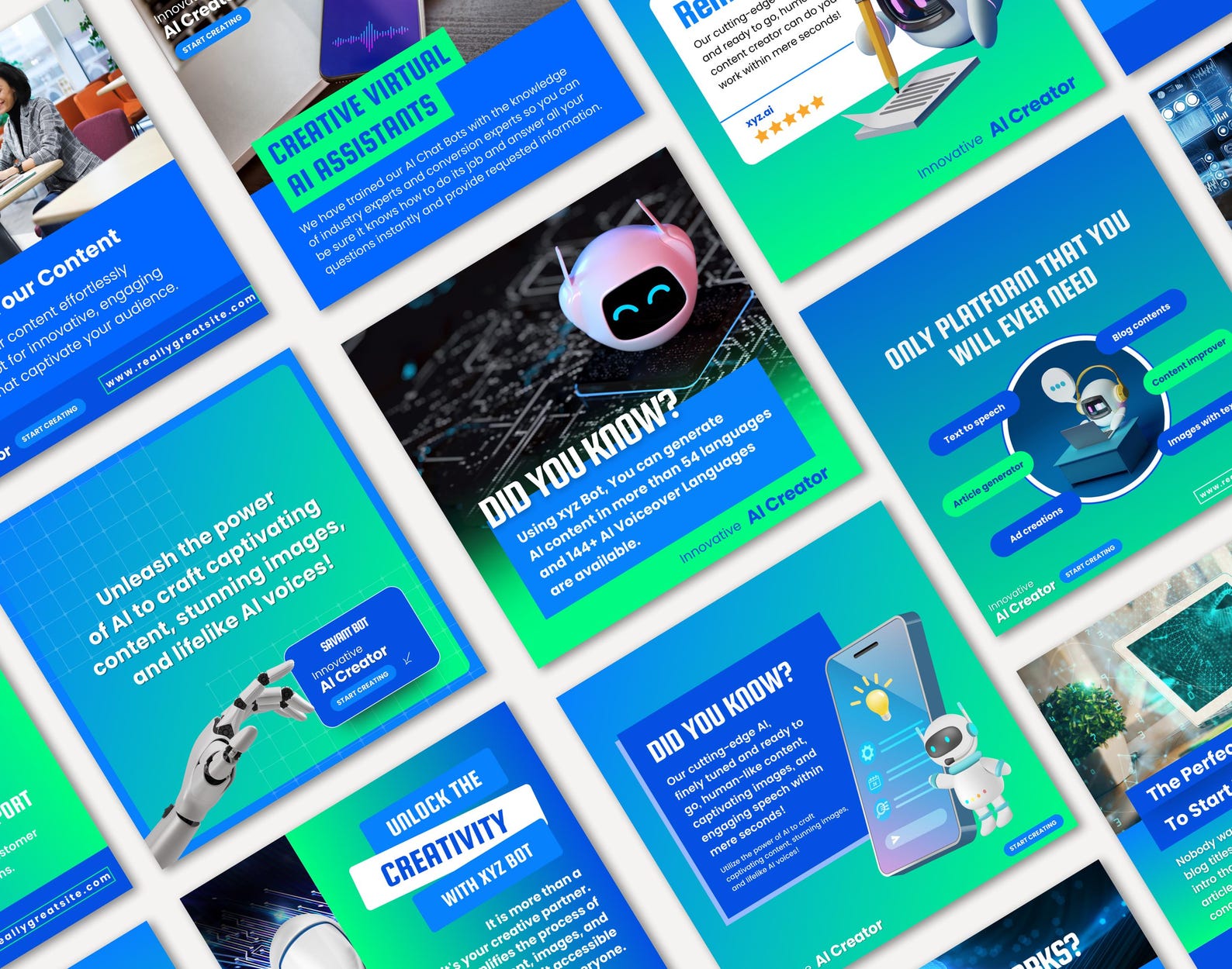 AI Artificial Intelligence Software Templates| Chatbot Templates ...