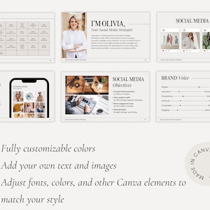 Social Media Strategy proposal Canva templates, Client Strategy for Social Media Managers, Marketing proposal, Canva editable templates