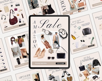 40 Fashion Editable LTK Canva Templates for Instagram, Gift Guide, Ltk Fashion Template Canva, LTK Product Collage, Lifestyle Blogger Post