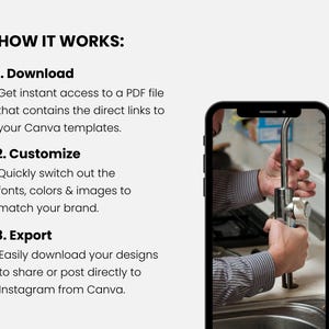 Plumbing Service Canva Instagram Post Templates, Plumbing company Business Templates, Plumber Social media template, Plumber Marketing