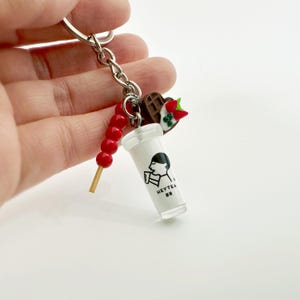 Hey Tea Keychain | Mini Foam Tea | Pocket Pal | Tanghulu | CoCo Bubble Tea | Mini Dessert | Nutella Waffle | Wear Your Cravings | Gift