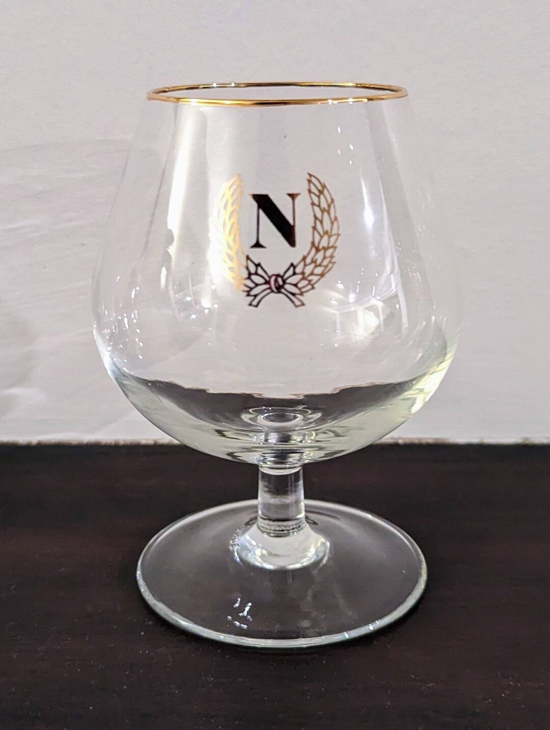 Midcentury Napoleon Brandy Snifter Glass Vintage Etsy