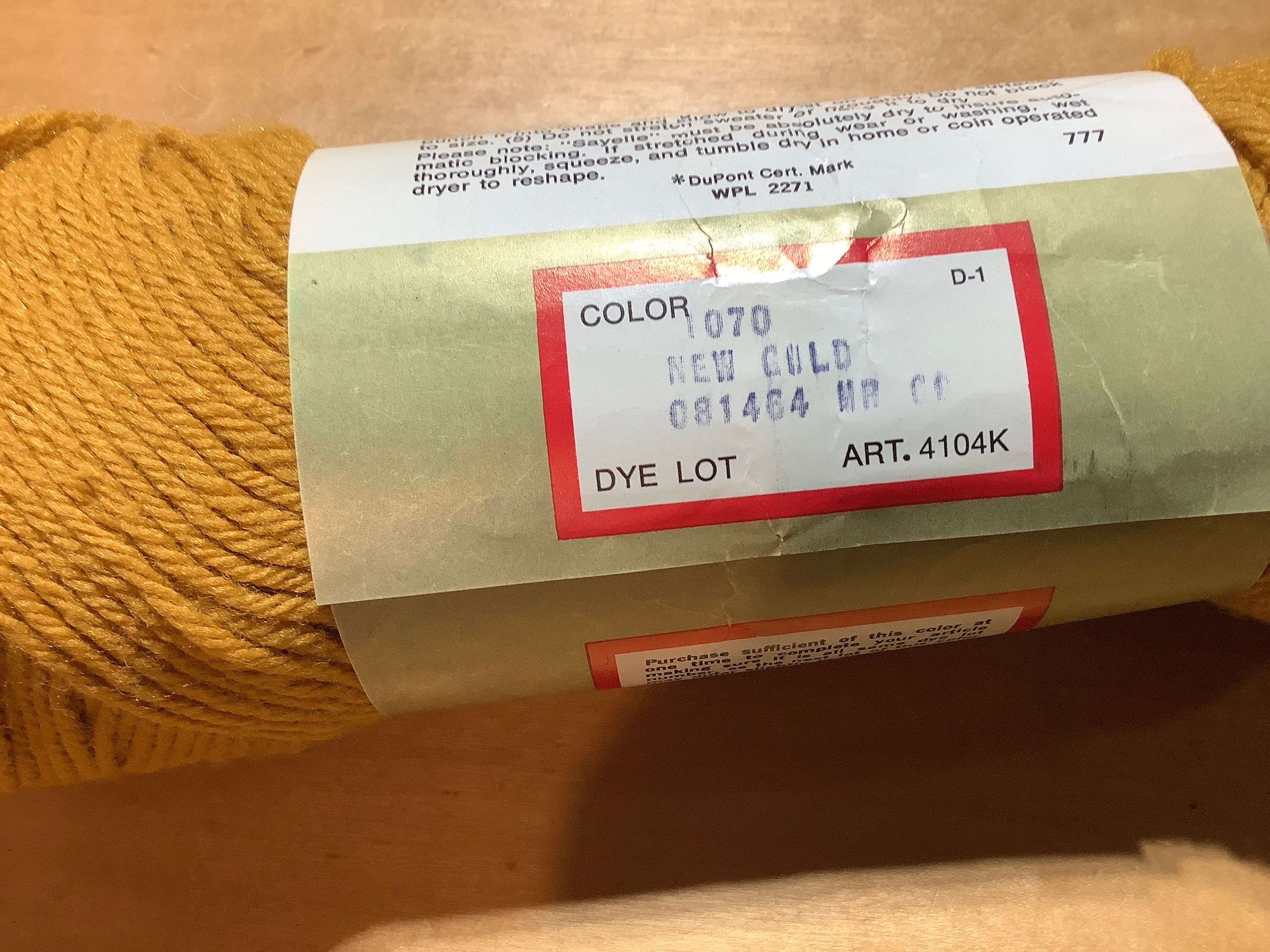 Vintage Kmart Knitting Worsted Type Sayelle 100 Orlon Acrylic Etsy