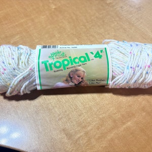 Fisherman with flecks Jack Frost Tropical &#39;4&#39; Knitting Worsted Vintage Yarn