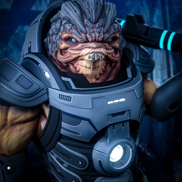 Grunt / Action Figure / Videogames / Resin / Mass Effect / 3D Model