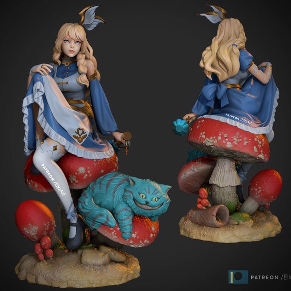 Alice In Wonderland / Action Figure / Film & TV Series / Resin / Alice In Wonderland / 3D Model