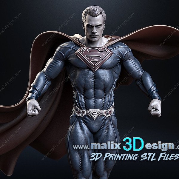 Superman / Action Figure / DC Comics / Resin / Superheroes / Justice League / 3D Model