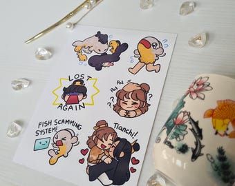 DTBPF Vinyl Sticker Sheet