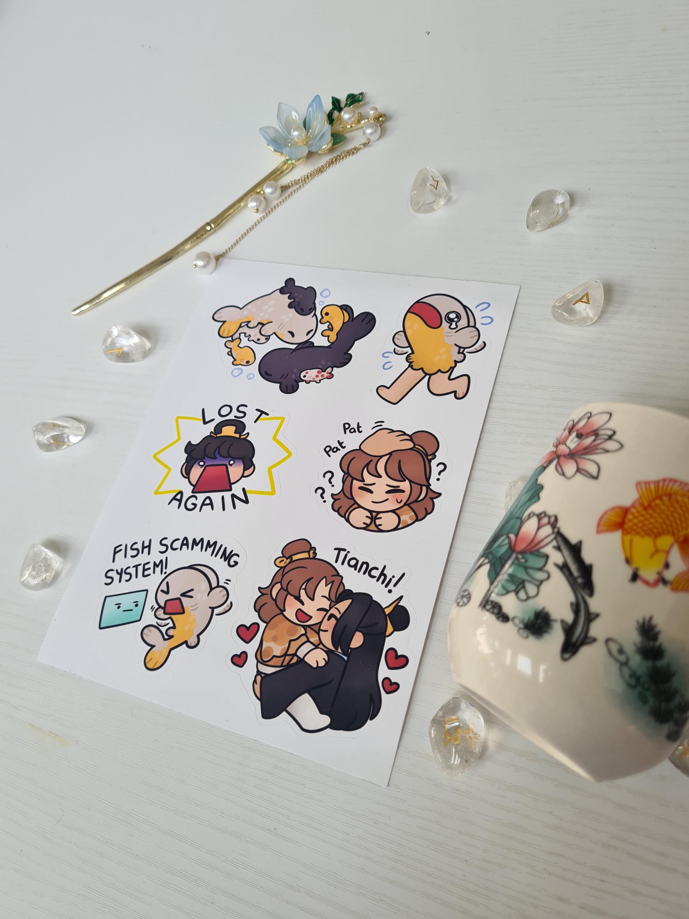 DTBPF Vinyl Sticker Sheet
