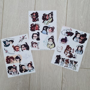 MXTX Vinyl Sticker Sheets
