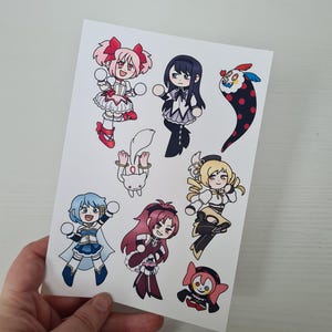 Madoka Magica Vinyl Sticker Sheet