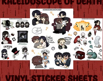 Kaleidoscope of Death Sticker Sheets