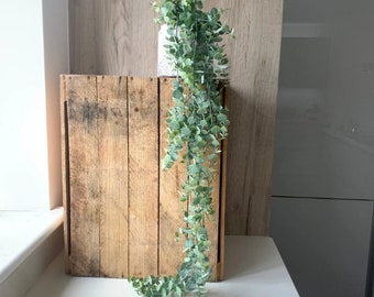 Artificial Trailing Gunni Eucalyptus - 95cm - Natural Green - With Or Without Pot