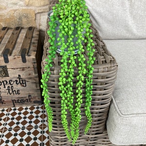 Kunstparelsnoer 45 cm - Groen