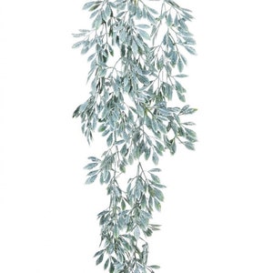 Artificial Trailing Dusted Spikey Leaf - 90cm