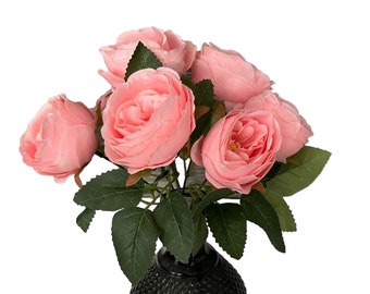 Kunstseide Ariella Rose Bunch in Pink