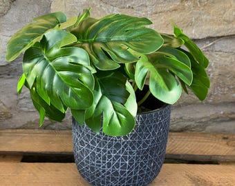 Ramo de Monstera Artificial (Grande) con o sin Maceta