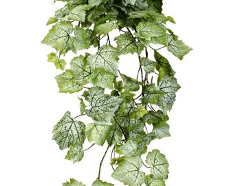 Artificial Grape Leaf Hanging Bush - 100cm