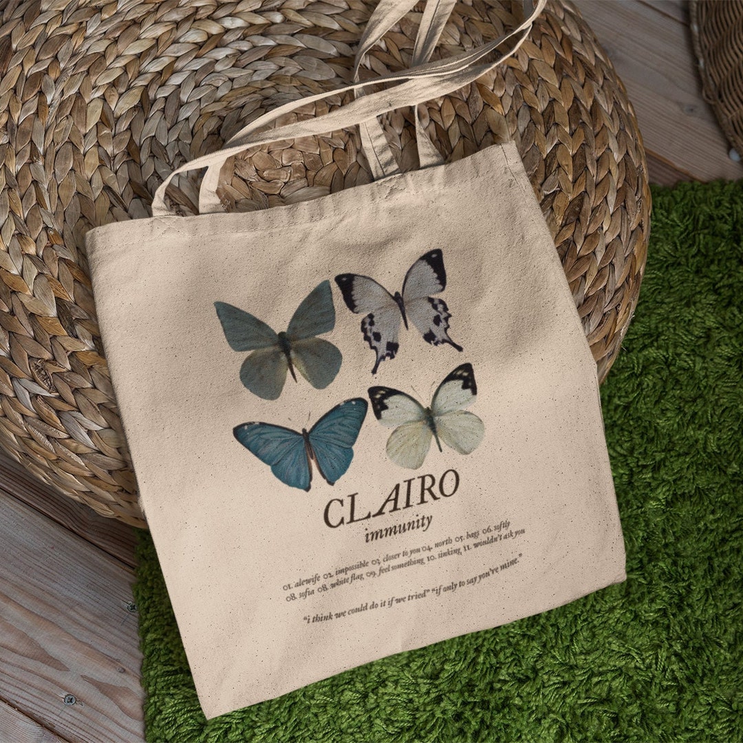 Clairo Immunity Canvas Tote Bag Sling Shirt Metal Heart Etsy
