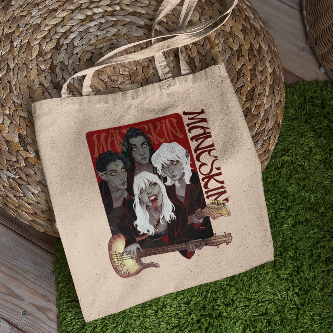 Maneskin Canvas Tote Bag Rock Music Rock Band Merch Tshirt Poster Etsy