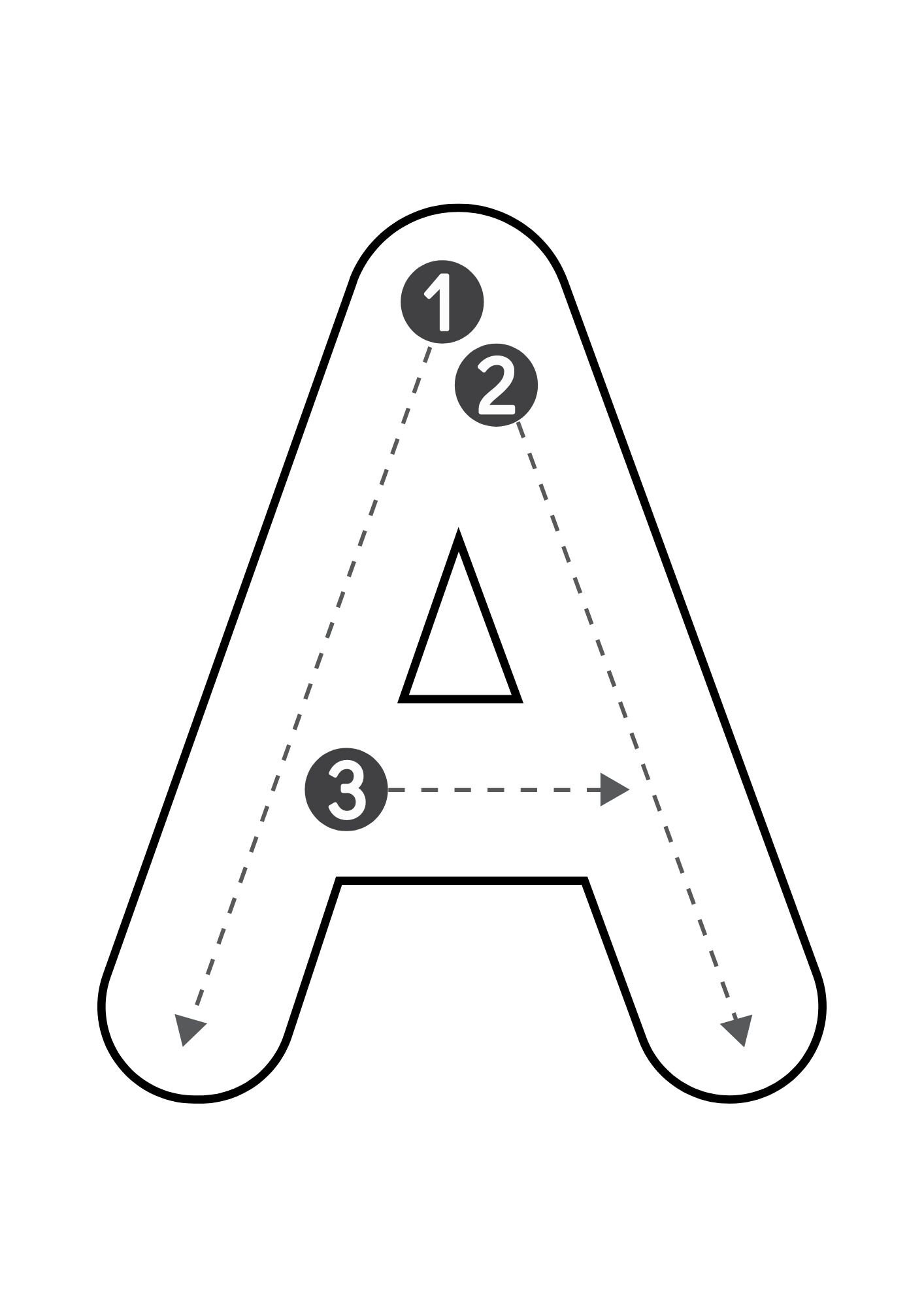 LARGE Traceable Alphabet Worksheets for Prek Lowercase and Capital