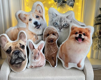 Cuscino per animali personalizzato / Cuscino personalizzato / Regalo commemorativo per animali domestici / Cuscino a forma personalizzata / Cuscino per cani / Cuscino per gatti l Amante degli animali domestici