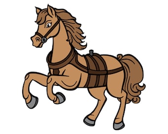 Horse Design - Digital Download SVG & PNG File