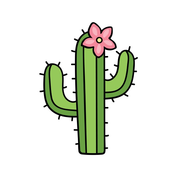 Cactus Design - Digital Download SVG & PNG File