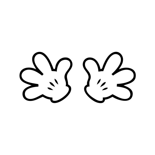 Mouse Hands Design - Digital Download SVG & PNG File