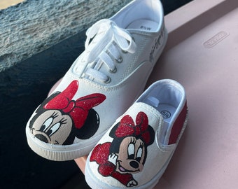 Mommy and me mini mouse shoes