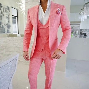 Buy Light Pink Pant Suit Online In India -  India