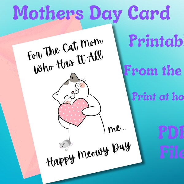 Mothers Day Cards - Etsy