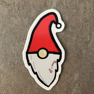 Autocolante de gnomo de Natal