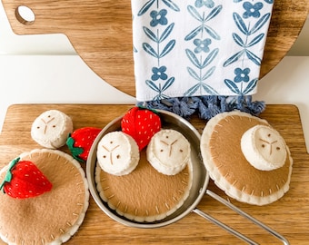 DIY Felt Food Kit For Beginners: Pancake Breakfast